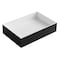 Alfi Brand Black Matte 20" x 14" Solid Surface Resin Sink ABRS2014BM - alternate 9